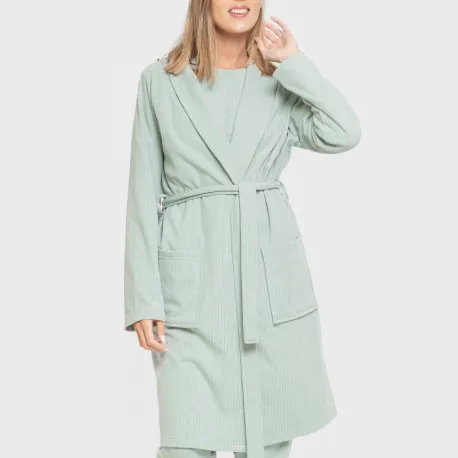 Roupão canelado Raya ancha