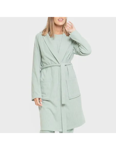 Roupão canelado Raya ancha Roupão canelado Raya ancha