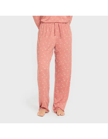 Pijama mulher soft Tabitha marsala