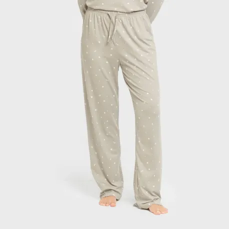 Pijama mulher soft Ambarina verde caça