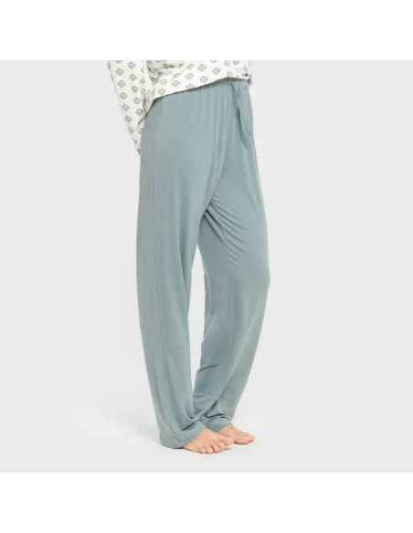 Pijama mulher soft Joy água marinha