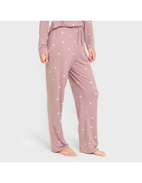Pijama mulher soft Choer beringela seco Pijama mulher soft Choer beringela seco