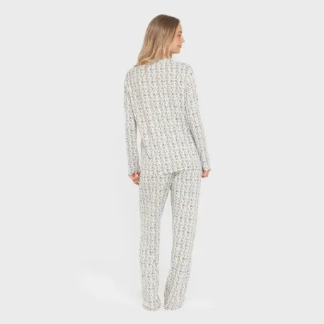 Pijama mulher soft Eloina água marinha