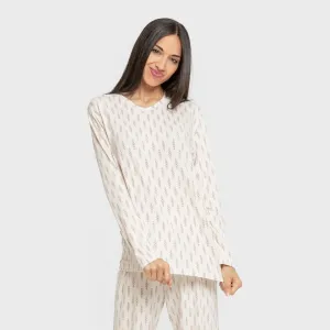 Pijama mulher soft Espiga beringela