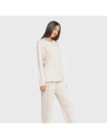 Pijama mulher soft Espiga beringela Pijama mulher soft Espiga beringela