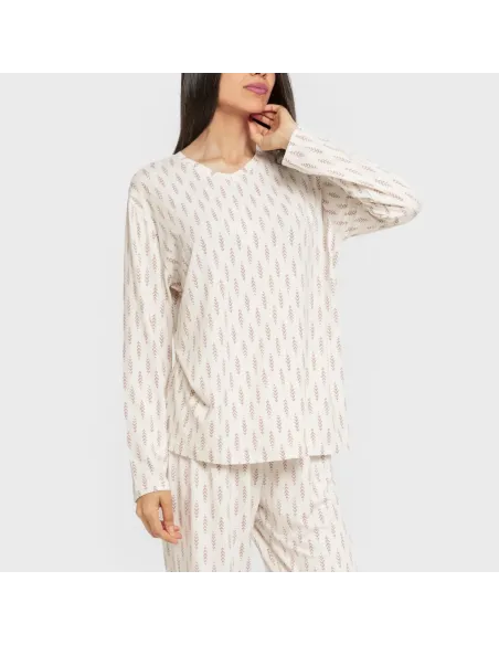 Pijama mulher soft Espiga beringela Pijama mulher soft Espiga beringela