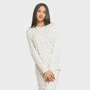 Pijama mulher soft Espiga água marinha 2