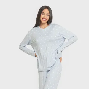 Pijama mulher soft Baby celeste