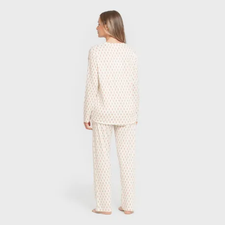 Pijama mulher soft Serbia malva rosa