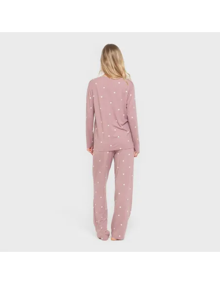 Pijama mulher soft Choer beringela seco Pijama mulher soft Choer beringela seco