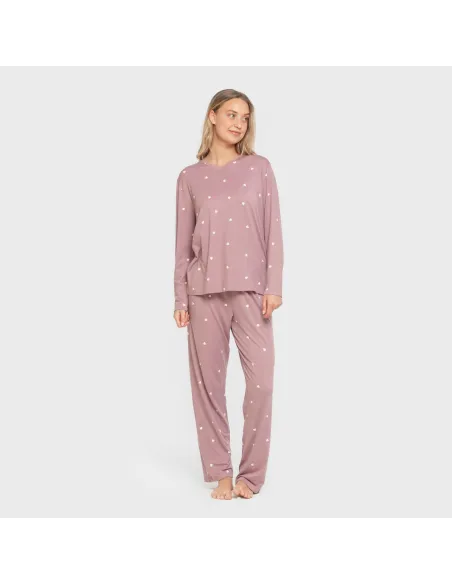 Pijama mulher soft Choer beringela seco Pijama mulher soft Choer beringela seco
