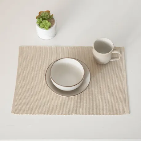 Individual algodão liso