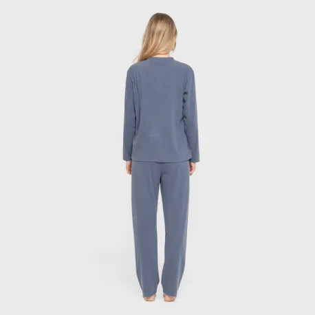 Pijama canelado Raya ancha