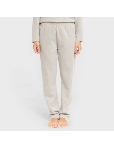 Pijama canelado Raya ancha