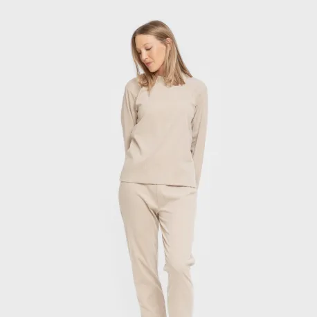 Pijama canelado Raya ancha