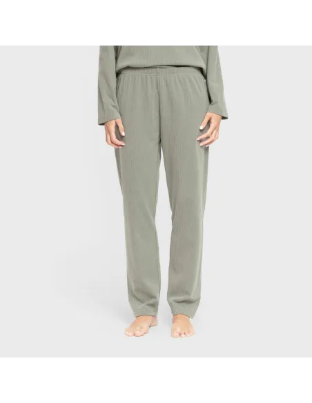 Pijama canelado Raya ancha