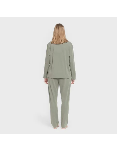 Pijama canelado Raya ancha