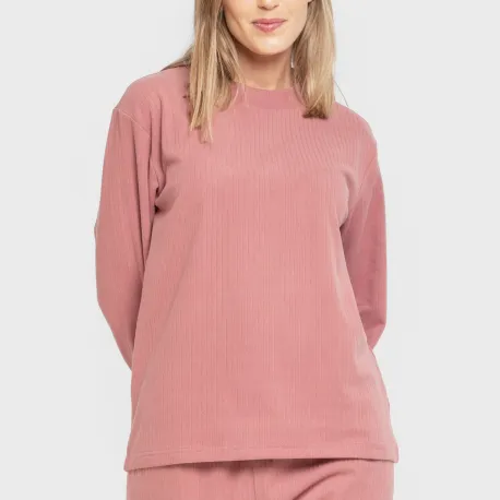 Pijama canelado Raya ancha