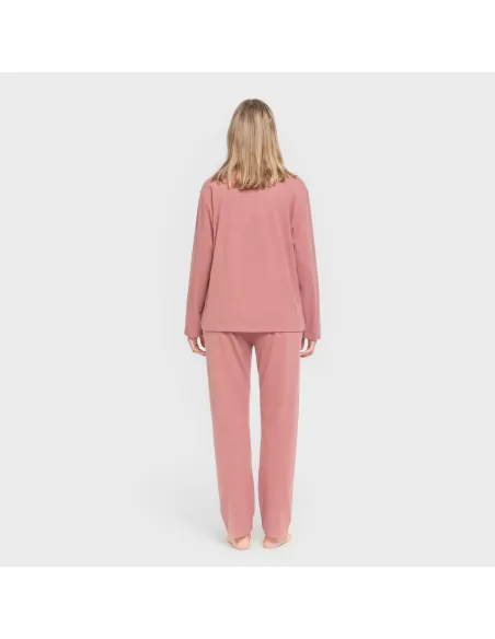 Pijama canelado Raya ancha Pijama canelado Raya ancha