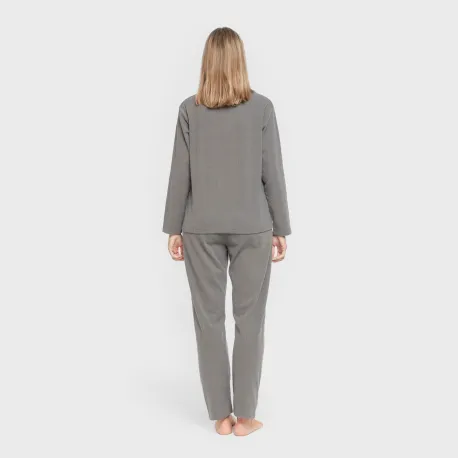 Pijama canelado Raya ancha