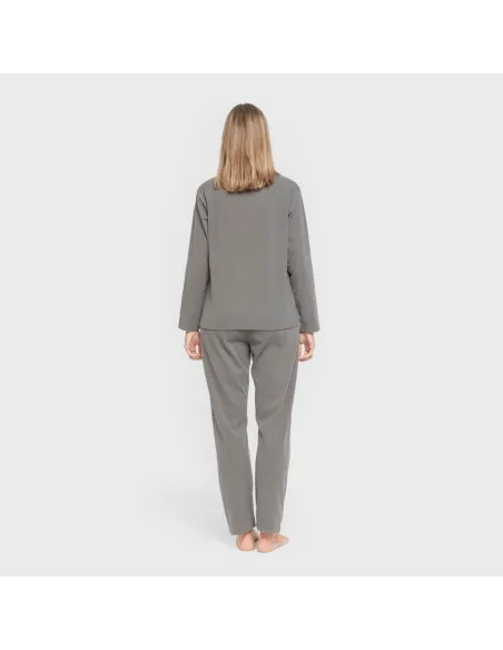 Pijama canelado Raya ancha Pijama canelado Raya ancha