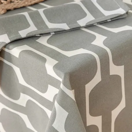 Toalha de mesa anti manchas Sunnies verde seco