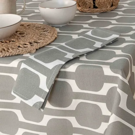 Conjunto 4 guardanapos Sunnies verde seco