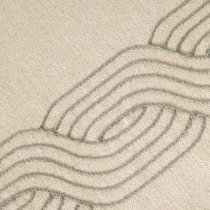 Tapete algodão Verso verde seco 2