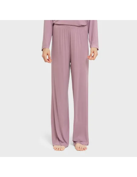 Pijama comprido viscosa mulher liso Pijama comprido viscosa mulher liso