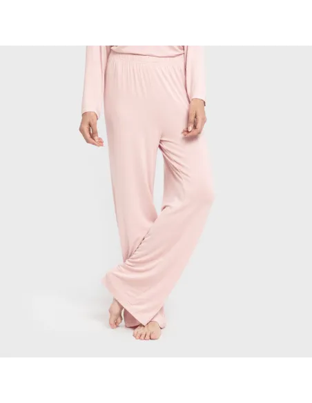 Pijama comprido viscosa mulher liso Pijama comprido viscosa mulher liso