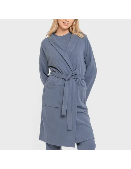 Roupão canelado Raya ancha Roupão canelado Raya ancha