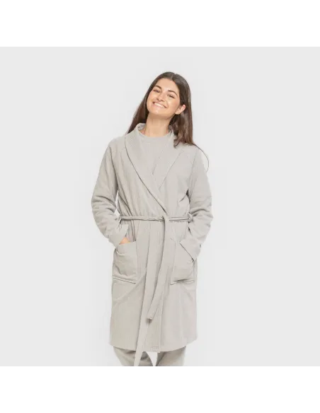 Roupão canelado Raya ancha Roupão canelado Raya ancha