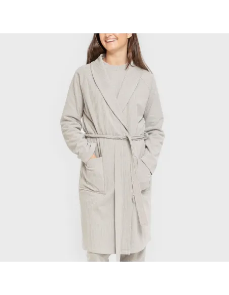 Roupão canelado Raya ancha Roupão canelado Raya ancha