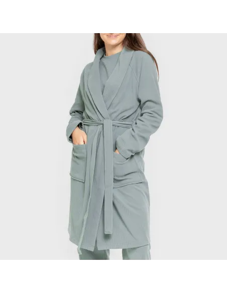 Roupão canelado Raya ancha Roupão canelado Raya ancha