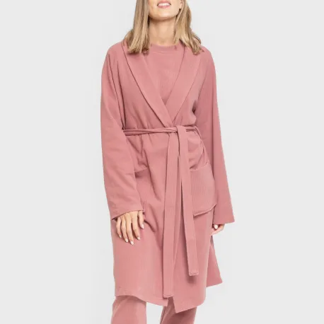 Roupão canelado Raya ancha