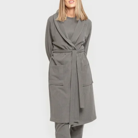 Roupão canelado Raya ancha