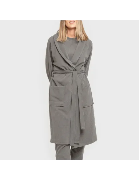 Roupão canelado Raya ancha Roupão canelado Raya ancha