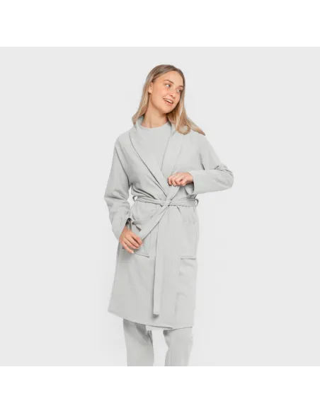 Roupão canelado Raya ancha Roupão canelado Raya ancha