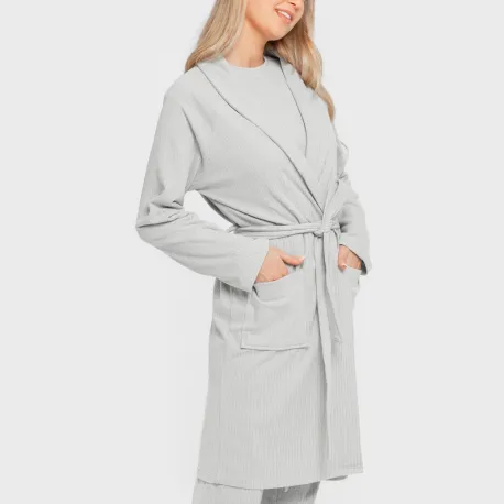 Roupão canelado Raya ancha