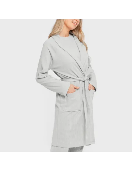 Roupão canelado Raya ancha Roupão canelado Raya ancha