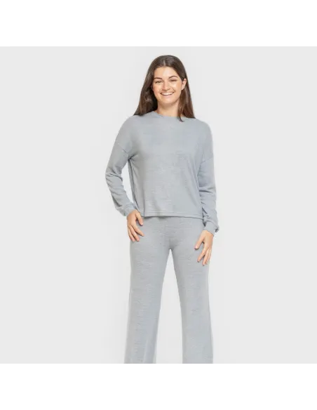 Pijama malha extra suave liso