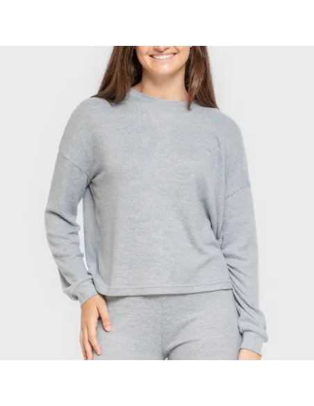 Pijama malha extra suave liso