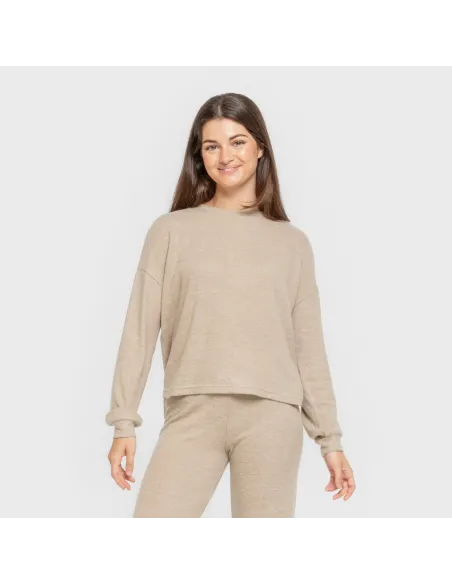 Pijama malha extra suave liso