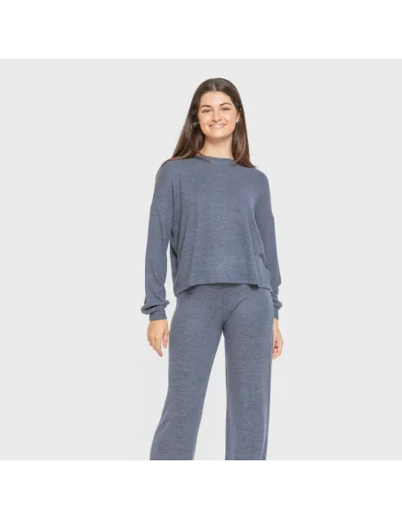 Pijama malha extra suave liso