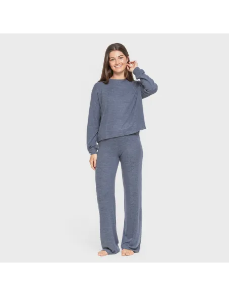 Pijama malha extra suave liso