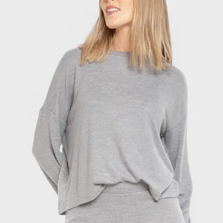 Pijama malha extra suave liso