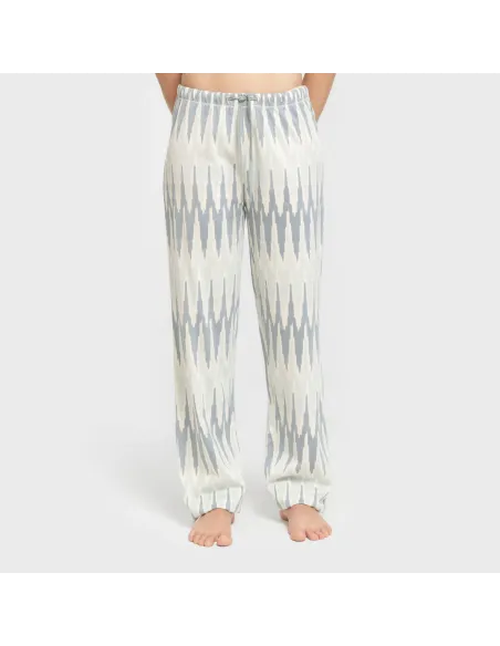 Pijama algodão Lalita água marinha