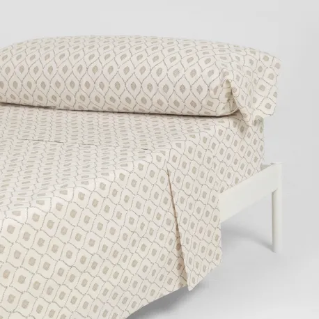 Jogo de lençóis algodão Charleston topo