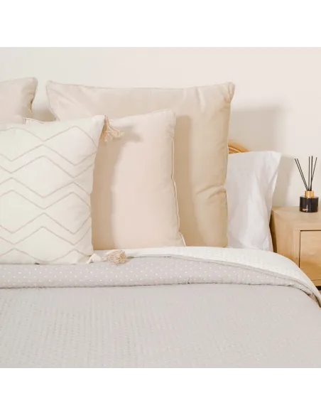 Colcha duplo tecido jacquard Punto Colcha duplo tecido jacquard Punto