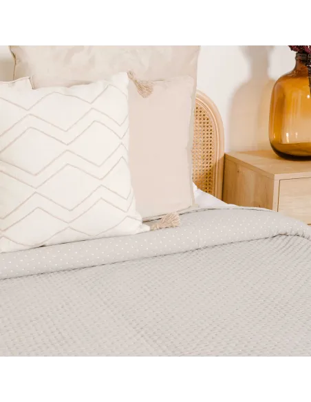 Colcha duplo tecido jacquard Punto Colcha duplo tecido jacquard Punto